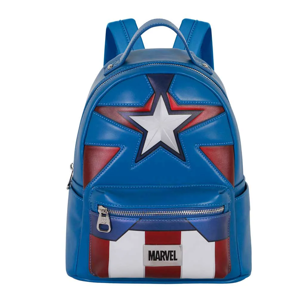Karactermania Marvel Captain America Courage Heady Ryggsäck, Blue