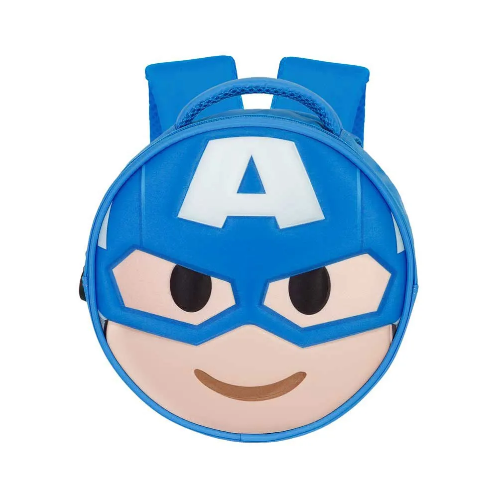 Karactermania Marvel Captain America Emoji Ryggsäck, Blue Karactermania Marvel Captain America Emoji Ryggsäck, Blue