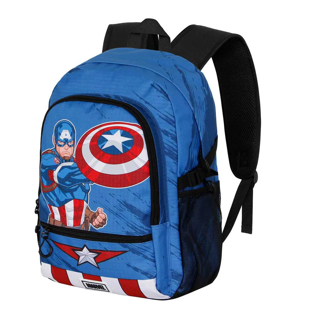 Karactermania Marvel Captain America Gears Fan Fight 2.2 Ryggsäck, Blue