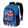 Karactermania Marvel Captain America Gears Fan Fight 2.2 Ryggsäck, Blue