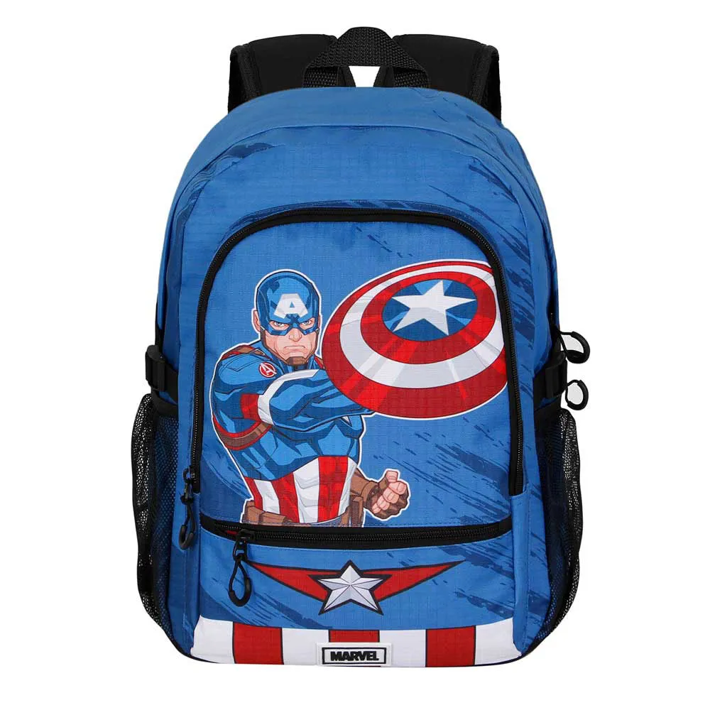 Karactermania Marvel Captain America Gears Fan Fight 2.2 Ryggsäck, Blue