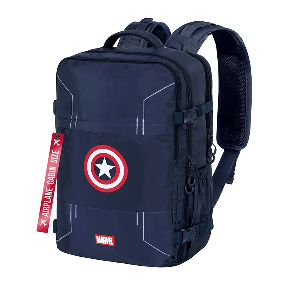Karactermania Marvel Captain America Gears Mercury 40x20x25 Cm Ryggsäck, Blue