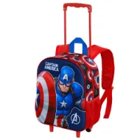 Karactermania Marvel Captain America Patriot 3d Ryggsäck Med Hjul