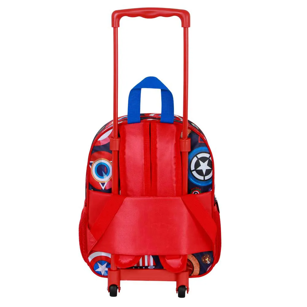 Karactermania Marvel Captain America Patriot 3d Ryggsäck Med Hjul, Multicolor