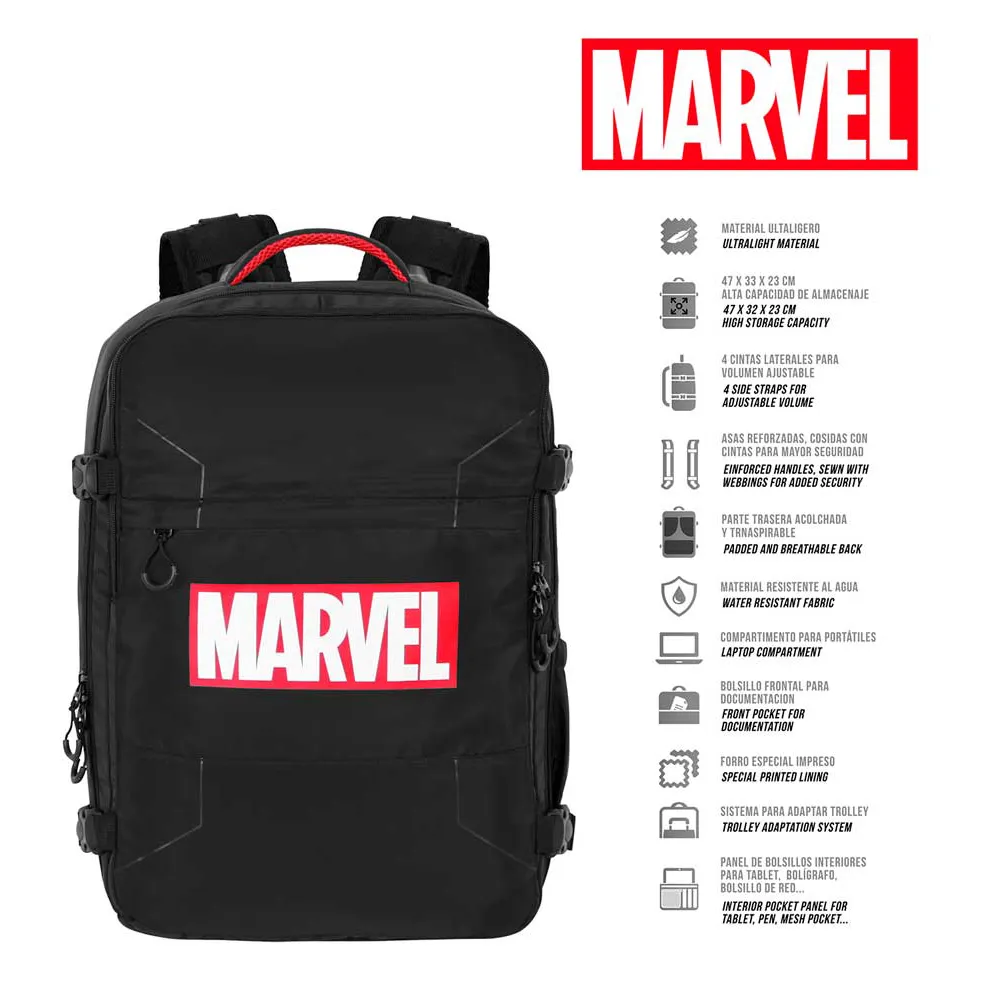 Karactermania Marvel Comics Large Mercury 47x23x33 Cm Ryggsäck, Black
