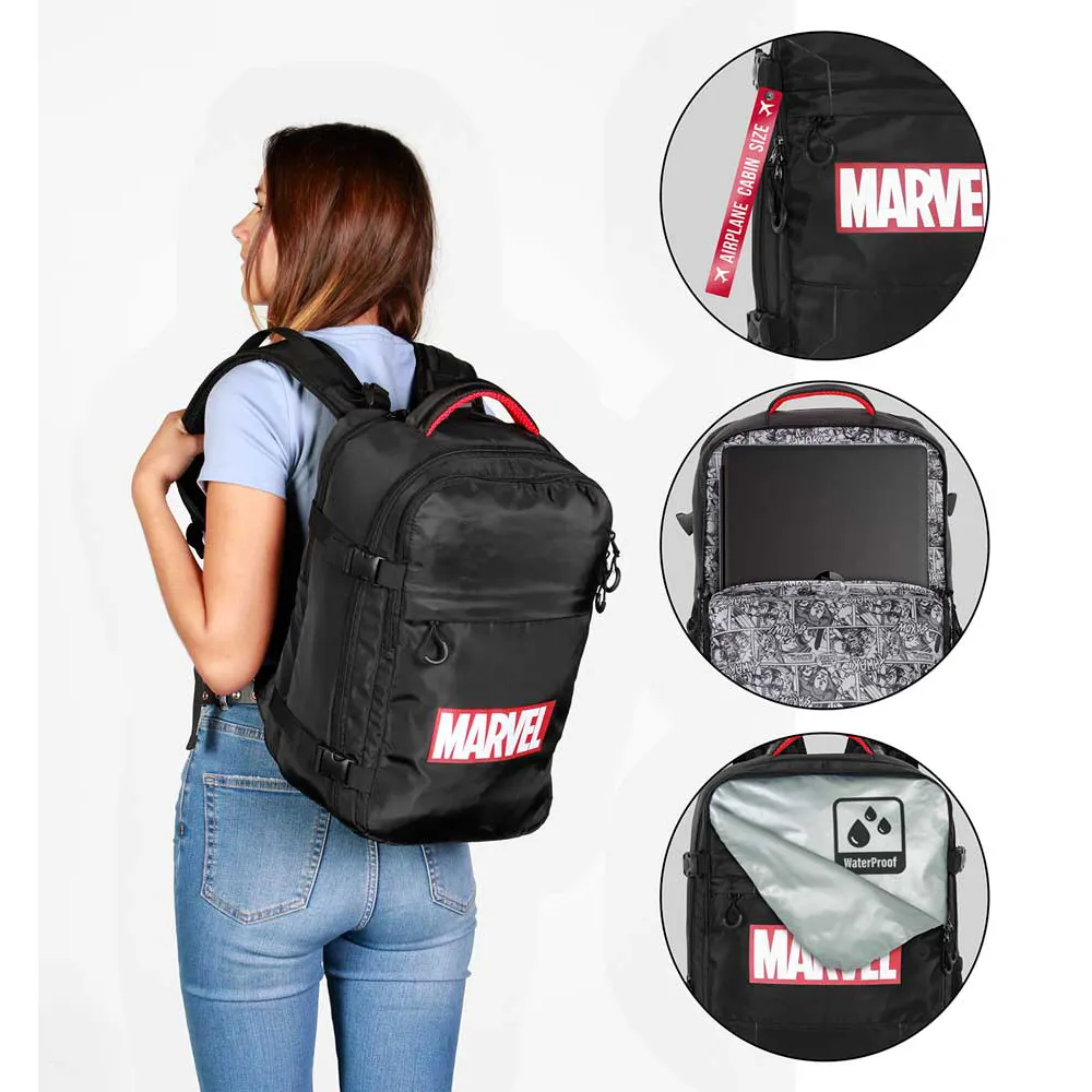 Karactermania Marvel Comics Mercury 40x20x25 Cm Ryggsäck, Black Karactermania Marvel Comics Mercury 40x20x25 Cm Ryggsäck, Black
