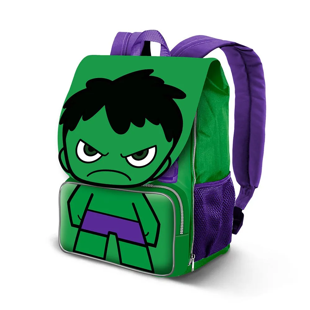 Karactermania Marvel Hulk Angry Small Expandable Ryggsäck, Green Karactermania Marvel Hulk Angry Small Expandable Ryggsäck, Green