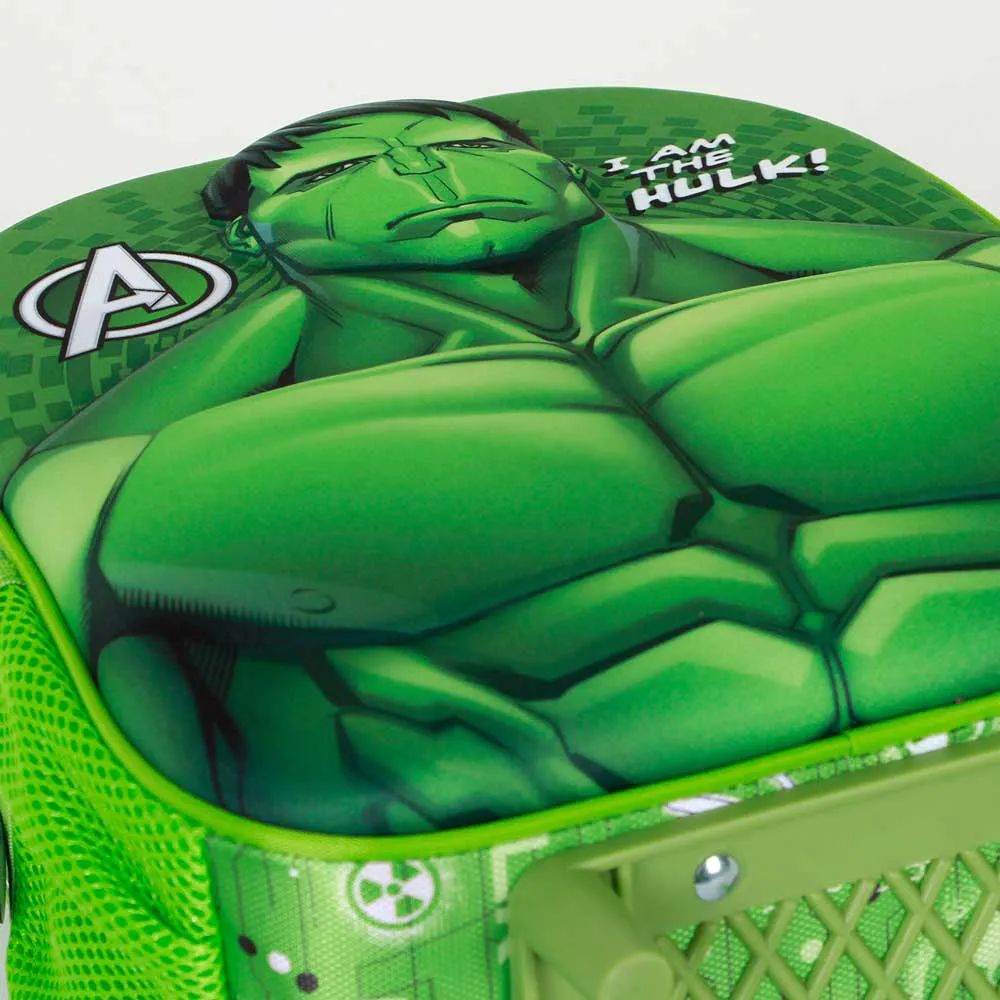 Karactermania Marvel Hulk Rage 3d Ryggsäck Med Hjul, Green Karactermania Marvel Hulk Rage 3d Ryggsäck Med Hjul, Green