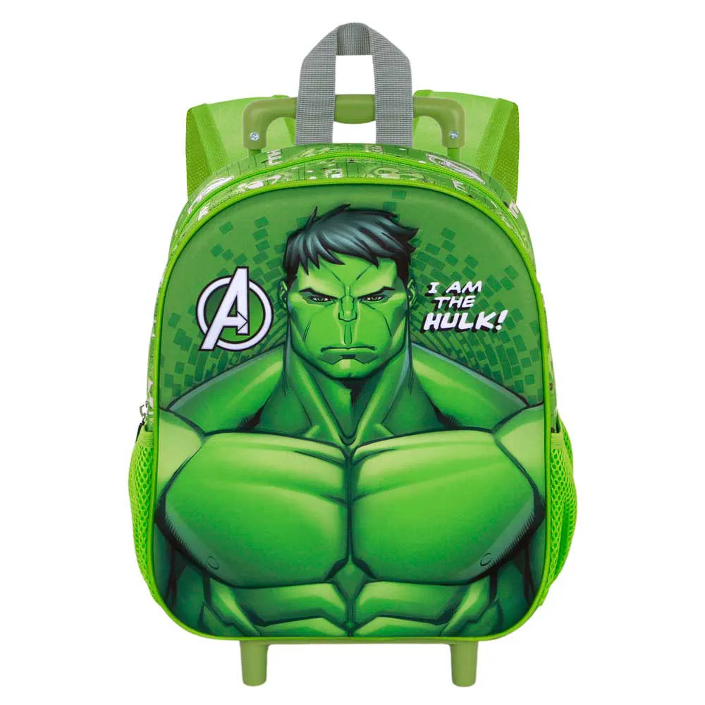Karactermania Marvel Hulk Rage 3d Ryggsäck Med Hjul, Green Karactermania Marvel Hulk Rage 3d Ryggsäck Med Hjul, Green