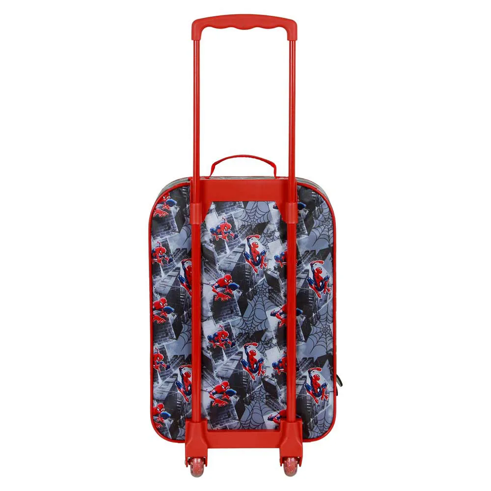 Karactermania Marvel Spiderman Soft Trolleyväska, Grey