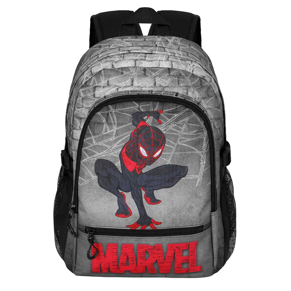Karactermania Marvel Spiderman Spin Fan Fight 2.2 Ryggsäck, Grey