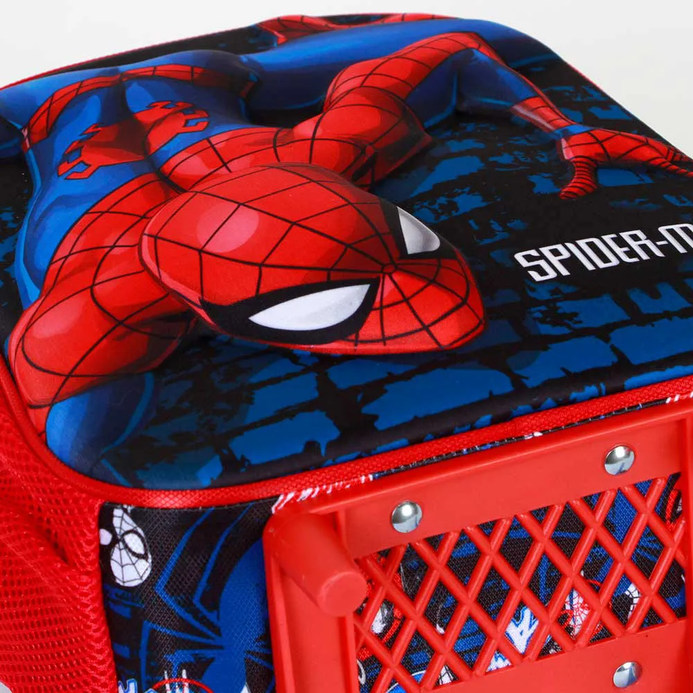 Karactermania Marvel Spiderman Wall 3d Ryggsäck Med Hjul, Red