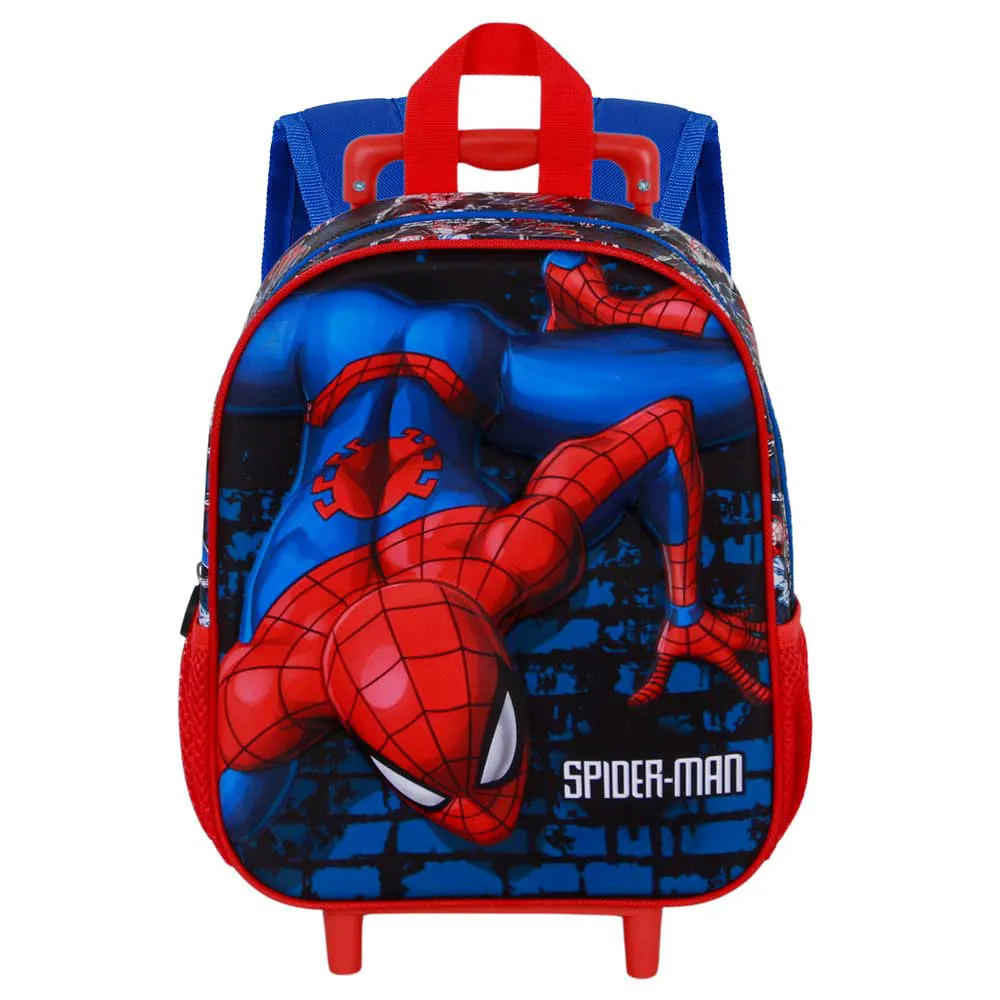 Karactermania Marvel Spiderman Wall 3d Ryggsäck Med Hjul, Red