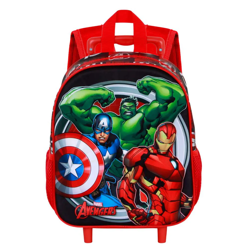 Karactermania Marvel The Avengers Almighty 3d Ryggsäck Med Hjul, Red