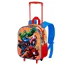 Karactermania Marvel The Avengers Attack 3d Ryggsäck Med Hjul, Red
