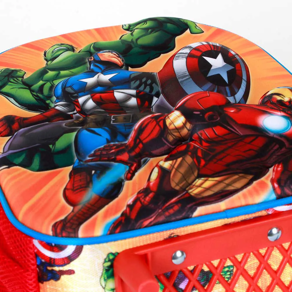 Karactermania Marvel The Avengers Attack 3d Ryggsäck Med Hjul, Red