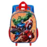 Karactermania Marvel The Avengers Attack 3d Ryggsäck Med Hjul, Red
