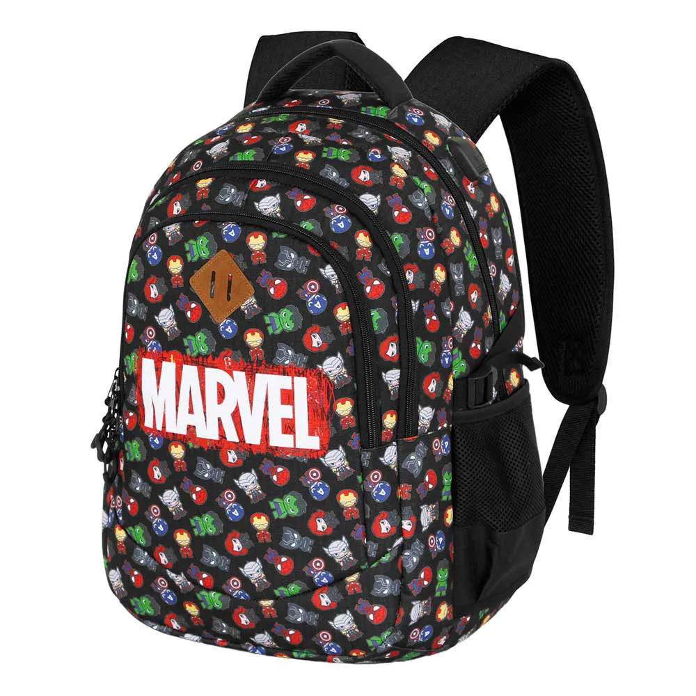 Karactermania Marvel The Avengers Chibi Plus Running Ryggsäck, Black Karactermania Marvel The Avengers Chibi Plus Running Ryggsäck, Black