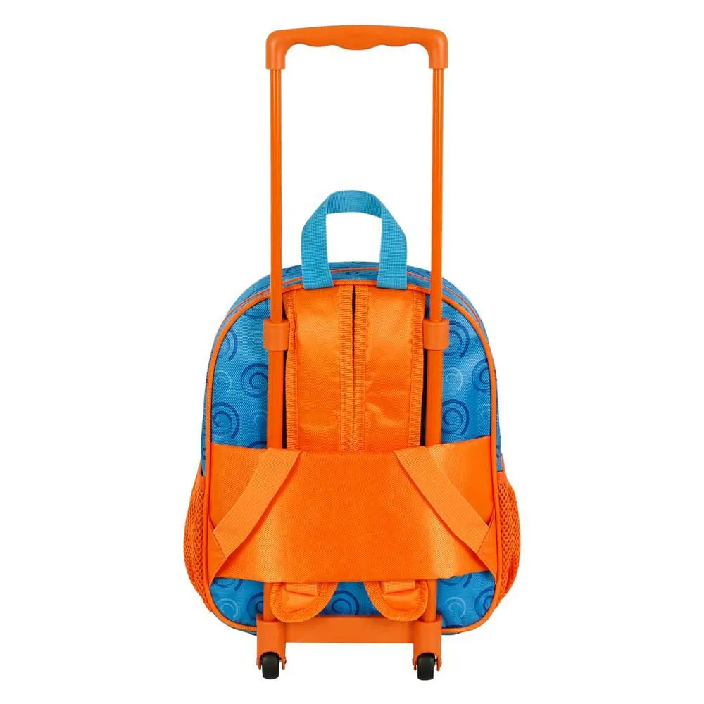 Karactermania Naruto Glad Liten 3d-ryggsäck Med Hjul, Blue