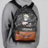 Karactermania Naruto Weapons Fan Hs 2.2 Ryggsäck, Black