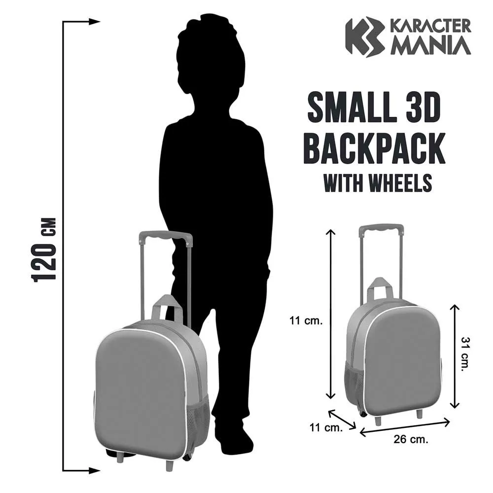 Karactermania One Piece Liten Ryggsäck Med Hjul För Apa, Blue Karactermania One Piece Liten Ryggsäck Med Hjul För Apa, Blue