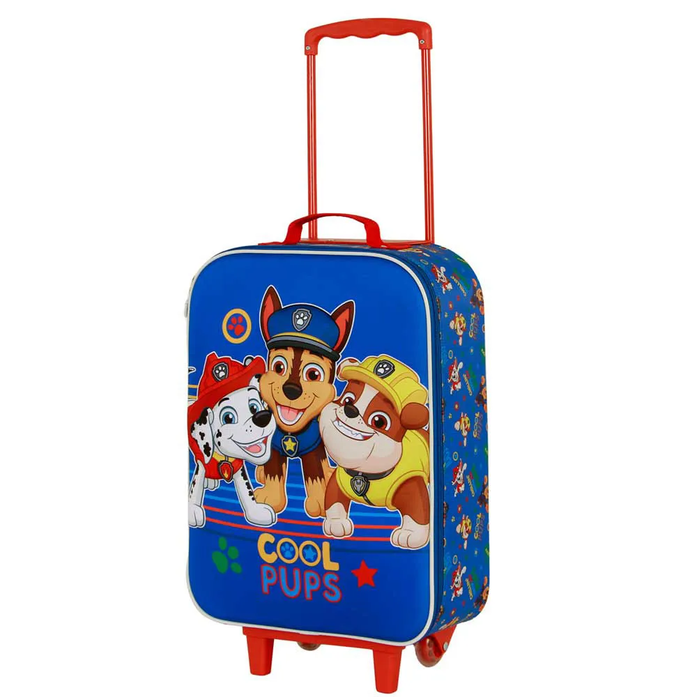 Karactermania Paw Patrol Cool Soft 3d Trolleyväska, Blue