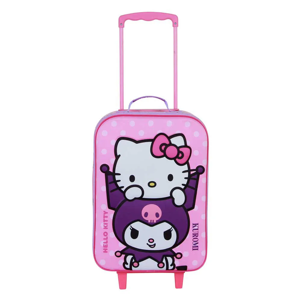 Karactermania Sanrio Hello Kitty Playful Soft 3d Trolleyväska, Pink