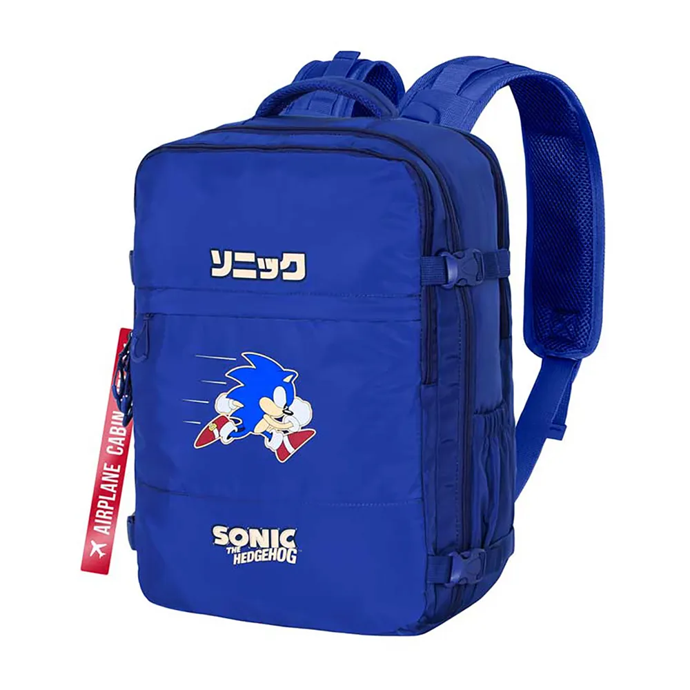 Karactermania Sonic The Hedgehog Sega Action Mercury 40x20x25 Cm Ryggsäck, Blue