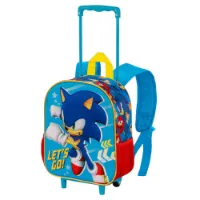 Karactermania Sonic The Hedgehog Sega Go 3d Ryggsäck Med Hjul