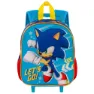 Karactermania Sonic The Hedgehog Sega Go 3d Ryggsäck Med Hjul, Blue