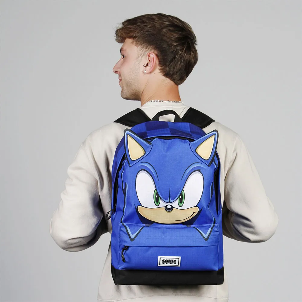 Karactermania Sonic The Hedgehog Sega Sight Fan Heady Hs Ryggsäck, Blue Karactermania Sonic The Hedgehog Sega Sight Fan Heady Hs Ryggsäck, Blue