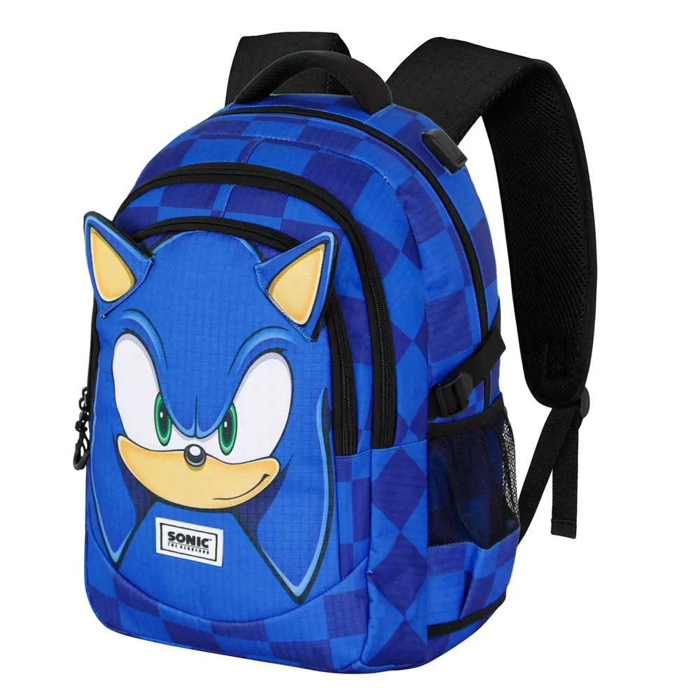 Karactermania Sonic The Hedgehog Sega Sight Plus Running Ryggsäck, Blue