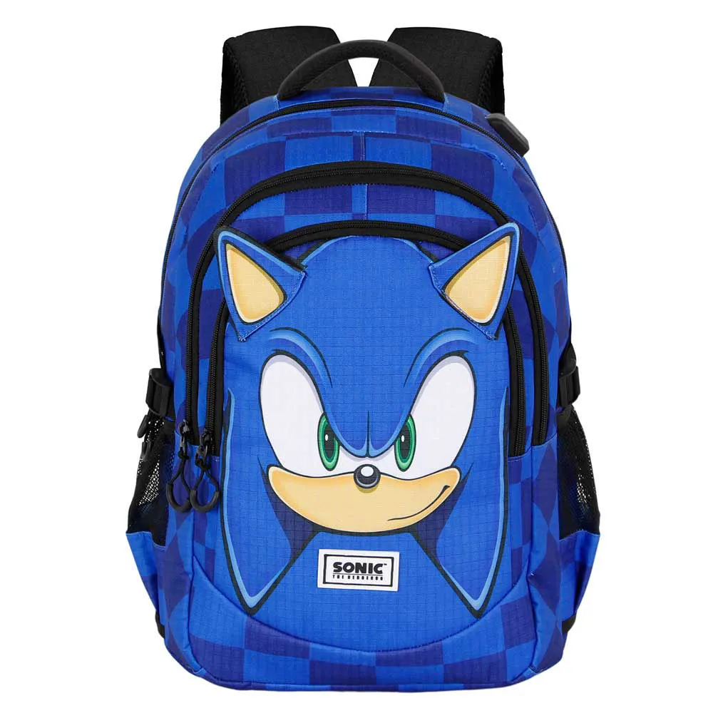 Karactermania Sonic The Hedgehog Sega Sight Plus Running Ryggsäck, Blue