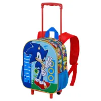 Karactermania Sonic The Hedgehog Sega Unstoppable 3d Ryggsäck Med Hjul