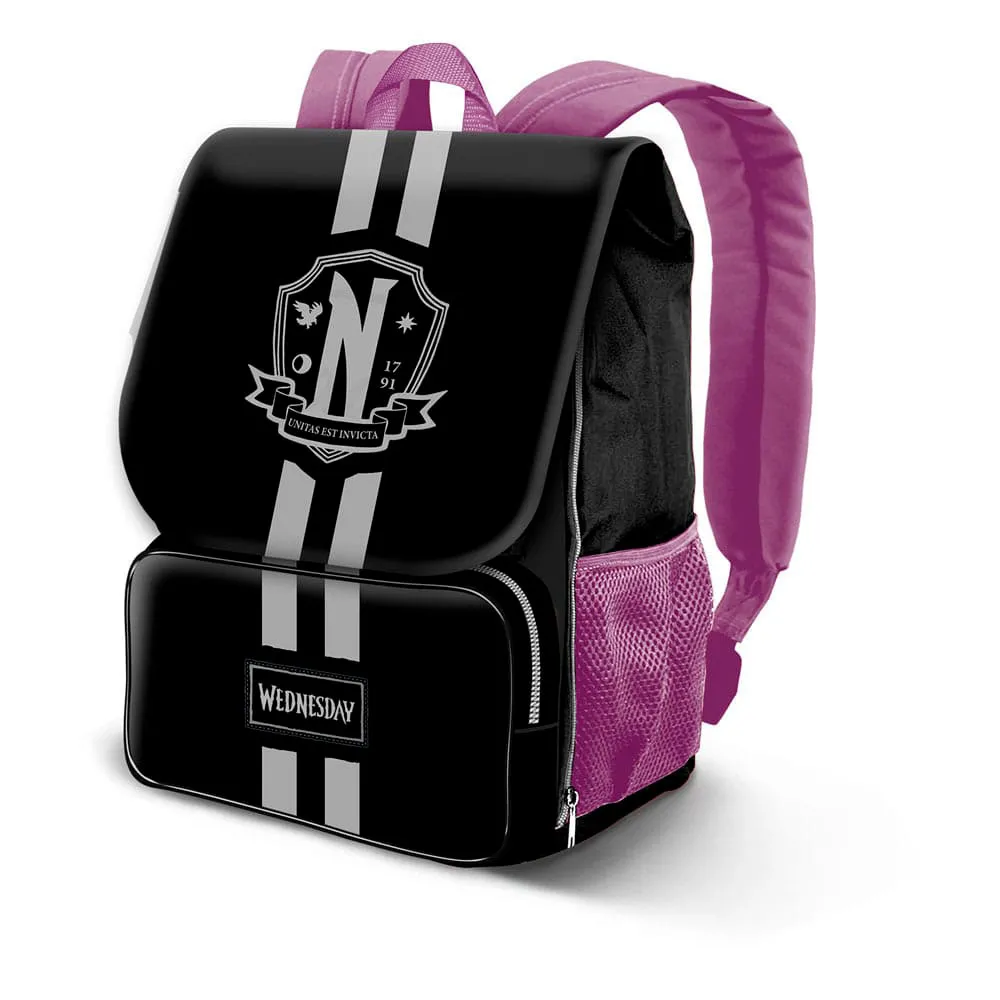 Karactermania Wednesday School Expandable Ryggsäck, Black Karactermania Wednesday School Expandable Ryggsäck, Black