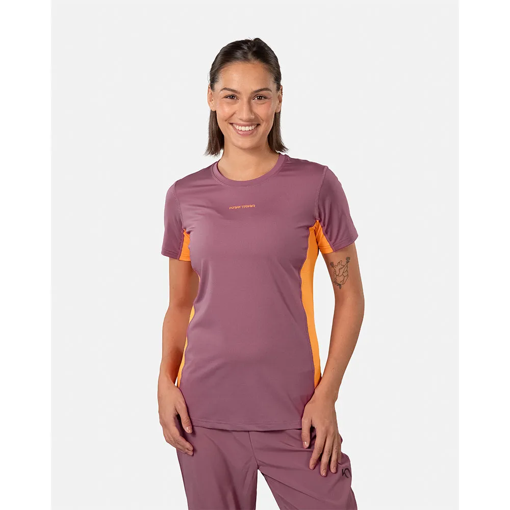 Kari Traa Tilda T-shirt Med Korta ärmar, Plum