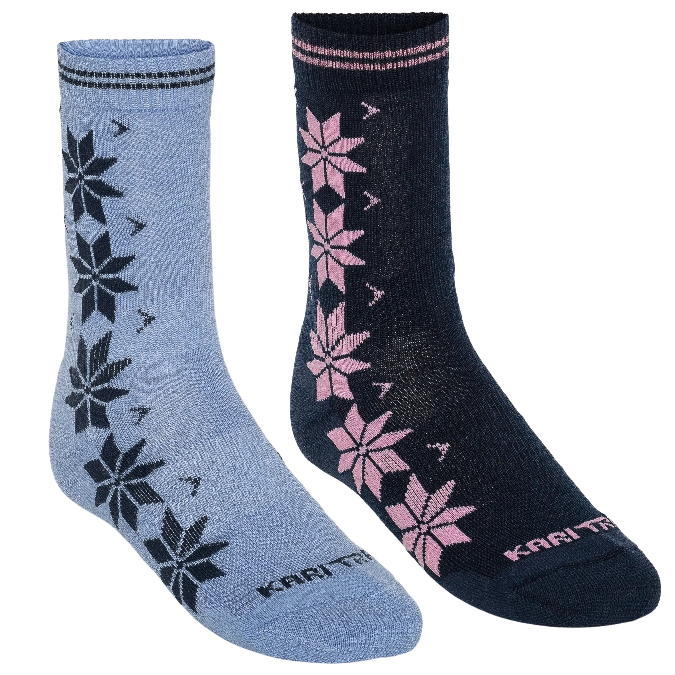 Kari Traa Women's Vinst Wool Sock 2-pack, Dark Navy Blue Kari Traa Women's Vinst Wool Sock 2-pack, Dark Navy Blue