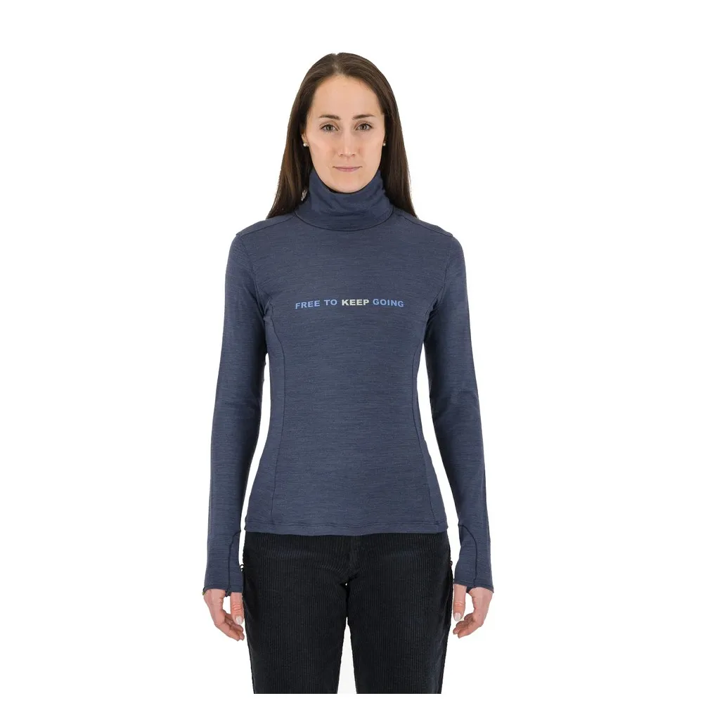 Karpos Coppolo Merino Highneck Tröja, Ombre blue Karpos Coppolo Merino Highneck Tröja, Ombre blue