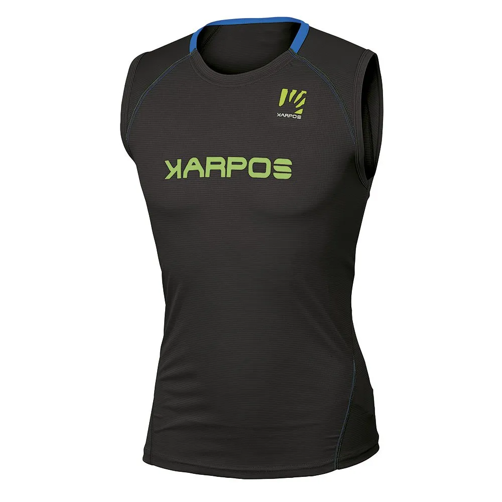 Karpos Fast ärmlös T-shirt, Black / green fluo Karpos Fast ärmlös T-shirt, Black / green fluo
