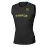 Karpos Fast ärmlös T-shirt, Black / green fluo
