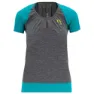 Karpos Pian Di Cengia T-shirt Med Korta ärmar, Dark grey / bluebird