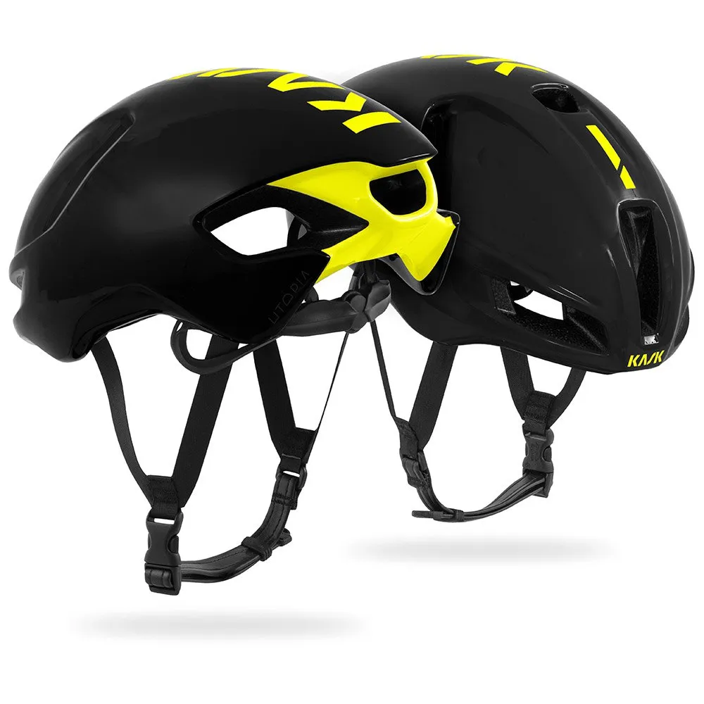 Kask Utopia Hjälm, Black / Yellow Fluo Kask Utopia Hjälm, Black / Yellow Fluo