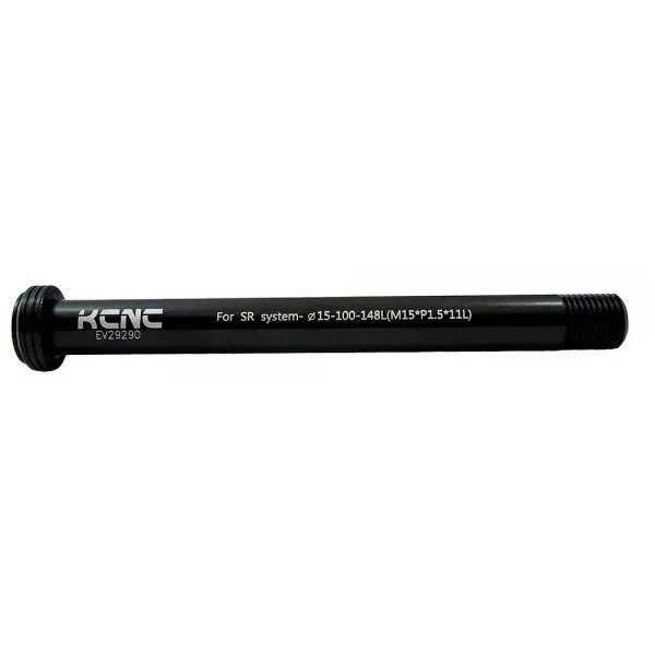 KCNC Kqr08 Al6061 Rockshox Genomgående Axel Fram, Black, 15 x 100mm KCNC Kqr08 Al6061 Rockshox Genomgående Axel Fram, Black, 15 x 100mm