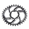 KCNC Mtb Oval Dm Sram 3 Mm Offset Kedjehjul, Black, 30t