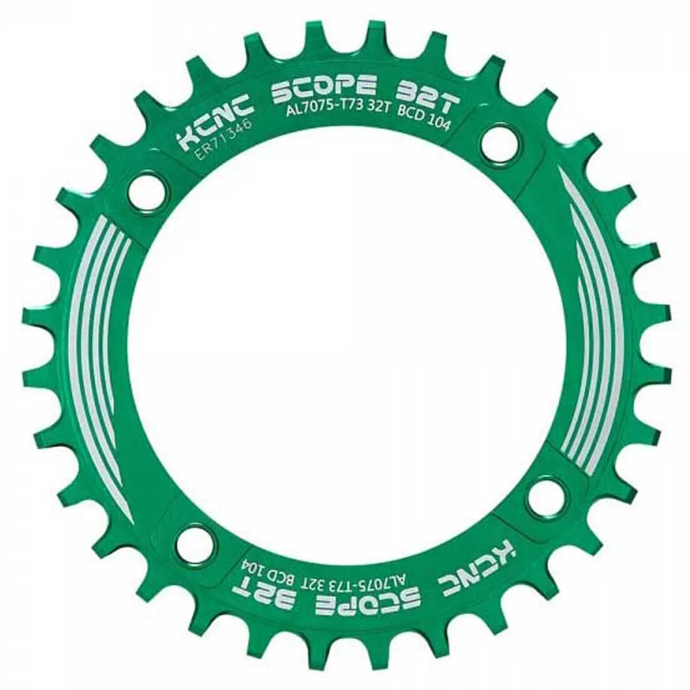 KCNC Mtb Scope 104 Bcd Kedjehjul, Green, 30t