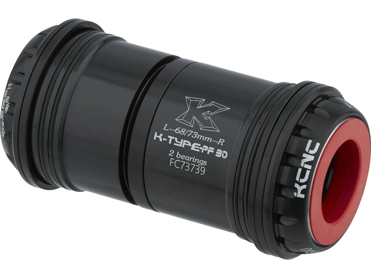 KCNC PF30 Innenlager Adapter, Black, 68/73mm KCNC PF30 Innenlager Adapter, Black, 68/73mm