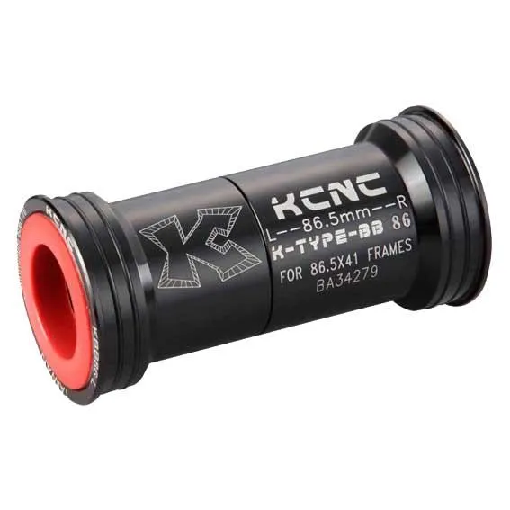 KCNC Press Fit Bb86 24/25 Mm Vevlagerskoppar, Black, 86.5mm
