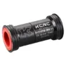 KCNC Press Fit Bb86 24/25 Mm Vevlagerskoppar, Black, 86.5mm