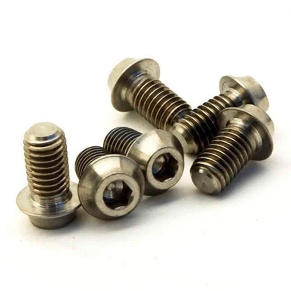 KCNC Rotor Disc Titanium Skruv 6 Enheter, Silver, M5 x 8mm KCNC Rotor Disc Titanium Skruv 6 Enheter, Silver, M5 x 8mm