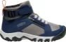 KEEN Juniors' Targhee Boundless Hiking Boot, Naval Academy-Steel Grey, 32/33